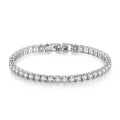 Luxury Custom Diamond Moissanite Zircon Bracelet Women Tennis Bracelet